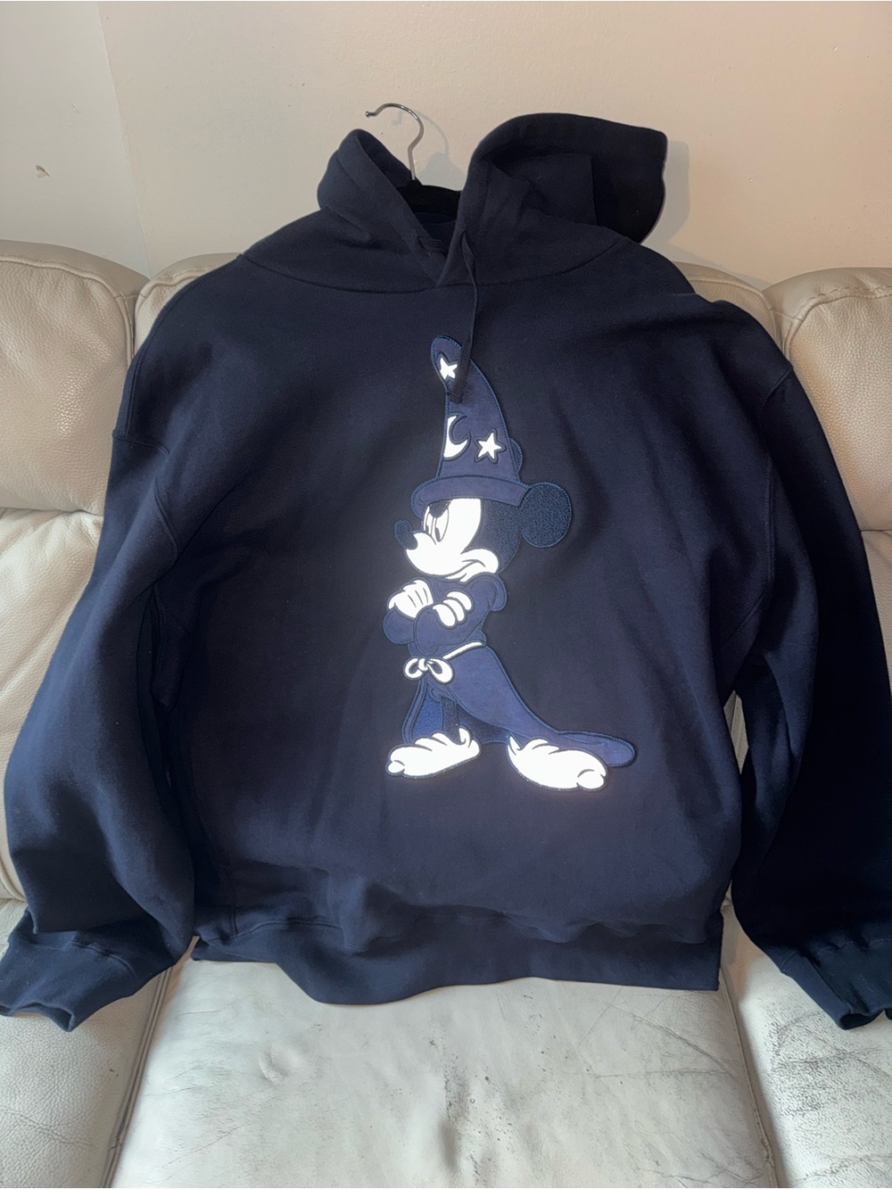 OVO x Disney Navy Hoodie Fantasia Sorcerer Mickey Hoodie